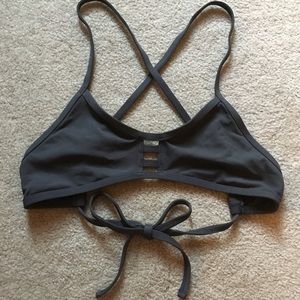 Jolyn Tomcat bikini top - Asphalt